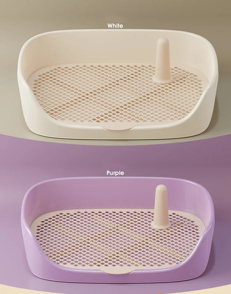 Pet toilet, dog litter box, cat litter box, semi enclosed pet toilet, large pet supplies with flushing function