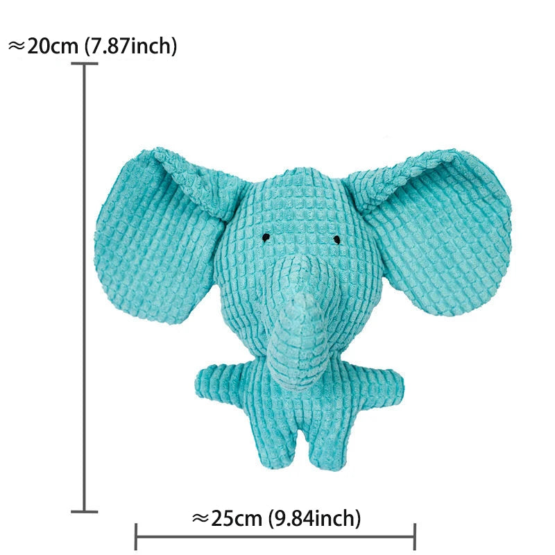 Pets Dogs Plush Toys Cute Cow/Pig/Lion Animal Model Squeak Dog Toys For Medium Small Dogs Cat Bite-Resistant, Soft, Durable Safe