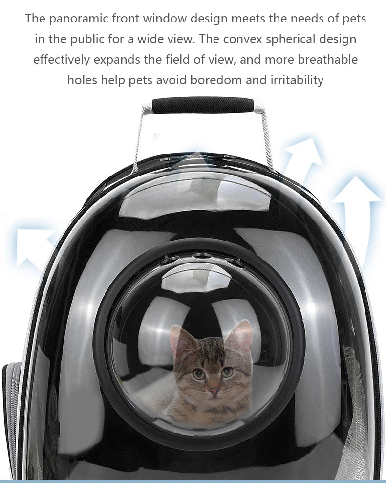 Pet Cat Carrying Bag Portable Pet Dog Carrier Bag Transparent Cat Carrying Bags Transport Carrier Space Capsule Bag Pets