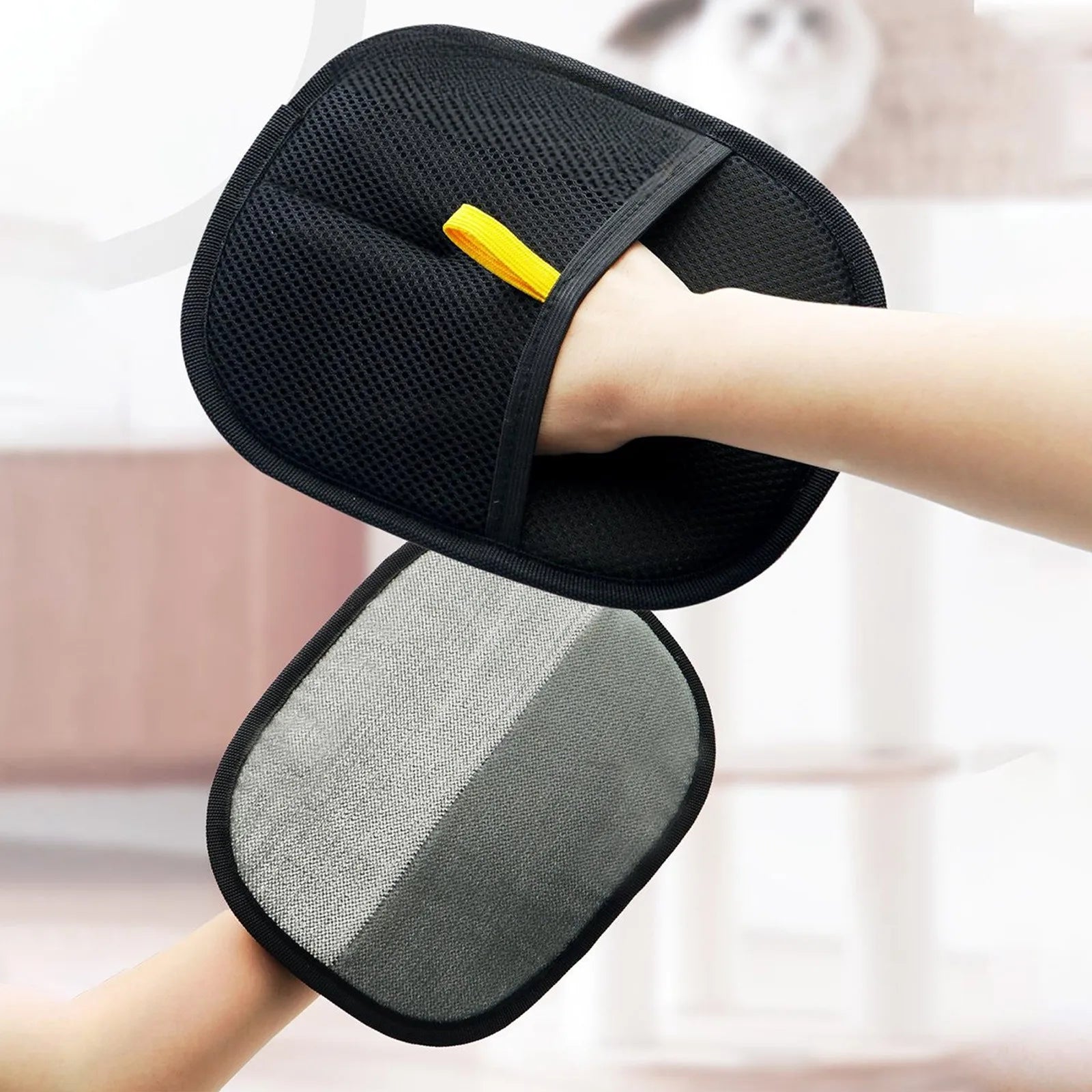 Double Sided Grooming Glove, Hair Grooming Glove For Pet, Versatile Grooming Gloves, Pet Brush Glove For Dogs And Cats Care