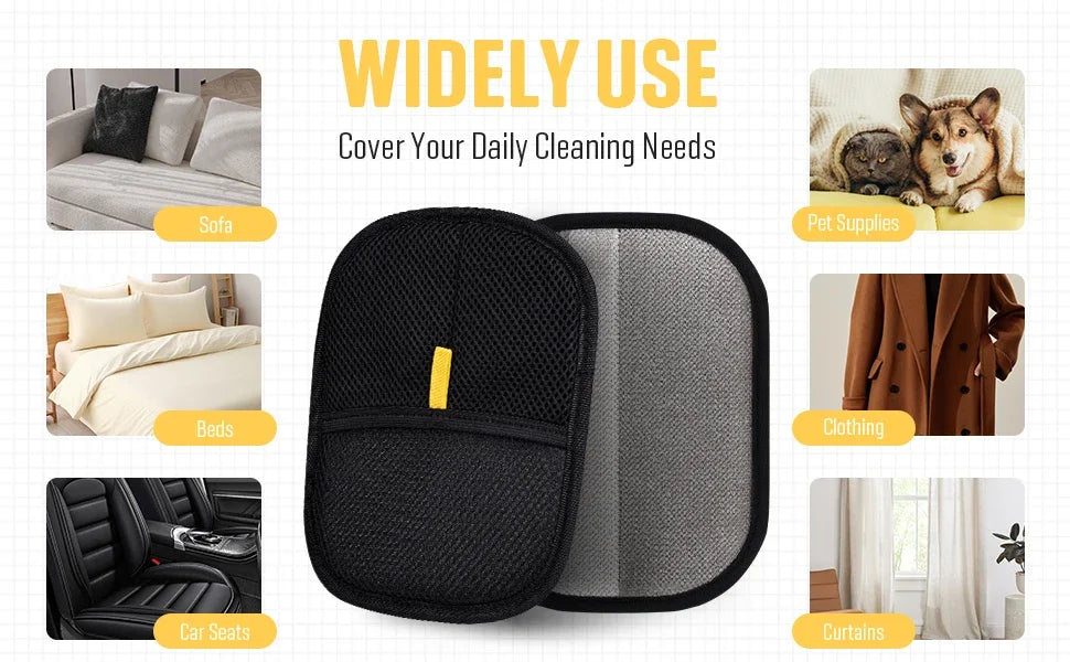 Pet Grooming Gloves Static Dedusting Brush Pet Hair Remover Brush Removing Dog Cat Hair From Sofa Carpet Clothes Tool Supplies