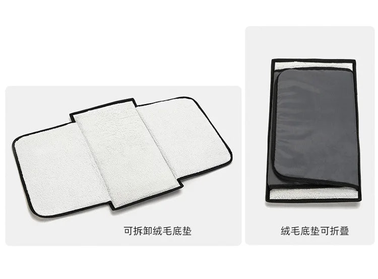 Pet bag Out carrying bag can be extended cat bag Large capacity Two small pets out carrying cat backpack