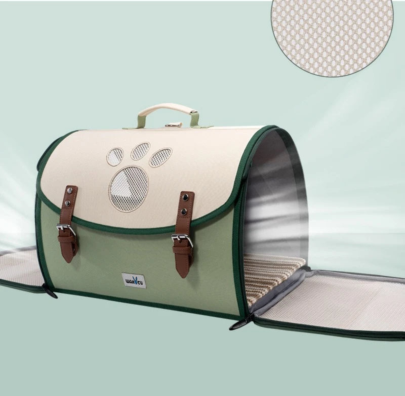 Multifunctional Outdoor Pet Shelter Portable Can Carry Two Shoulders Large Capacity Pet Travel Backpack Pet Products Accessories