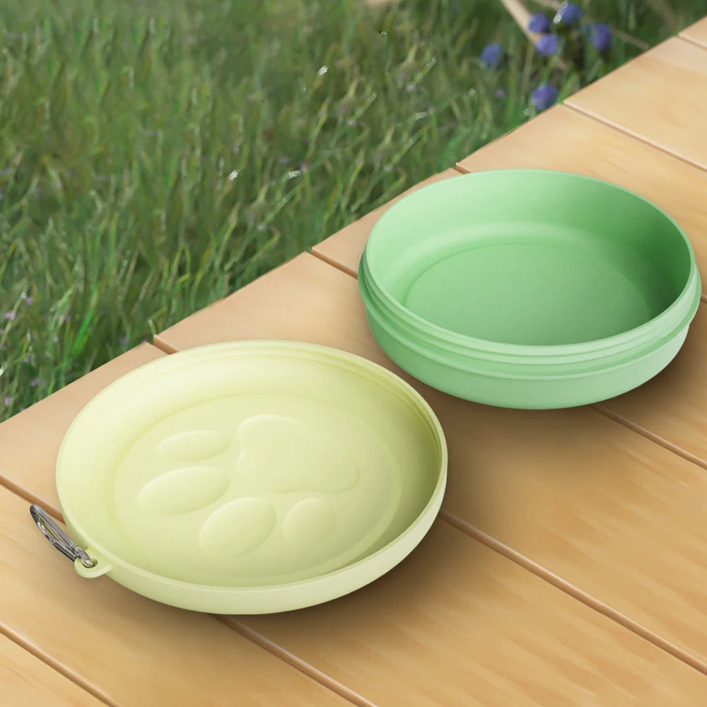 Portable Pet Dog Food Water Container Outdoor Travel Dog Drinking Bowl Durable Pet Feeder Bowl for Cats Dogs Pet Feeding Supply
