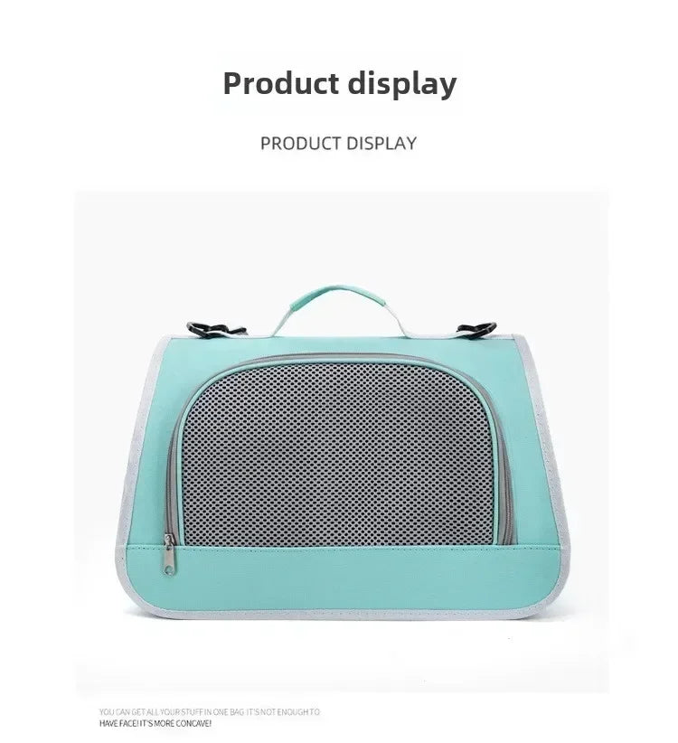 Pet Outing Portable Cat Dogs Handbag Summer Breathable Carrier Travel Puppy Kitten Single Shoulder Bag Pet Carrying Bag Supplie