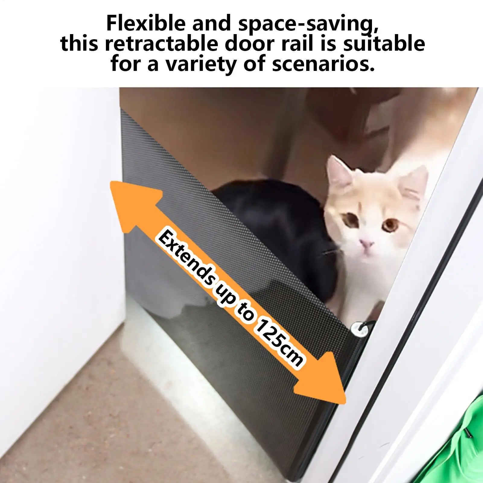 Retractable Pet Fence Dog Fences Indoor and Outdoor Use Pet Playpen for Living Room Hallway Kitchen Deck Patio Fireplace Bedroom