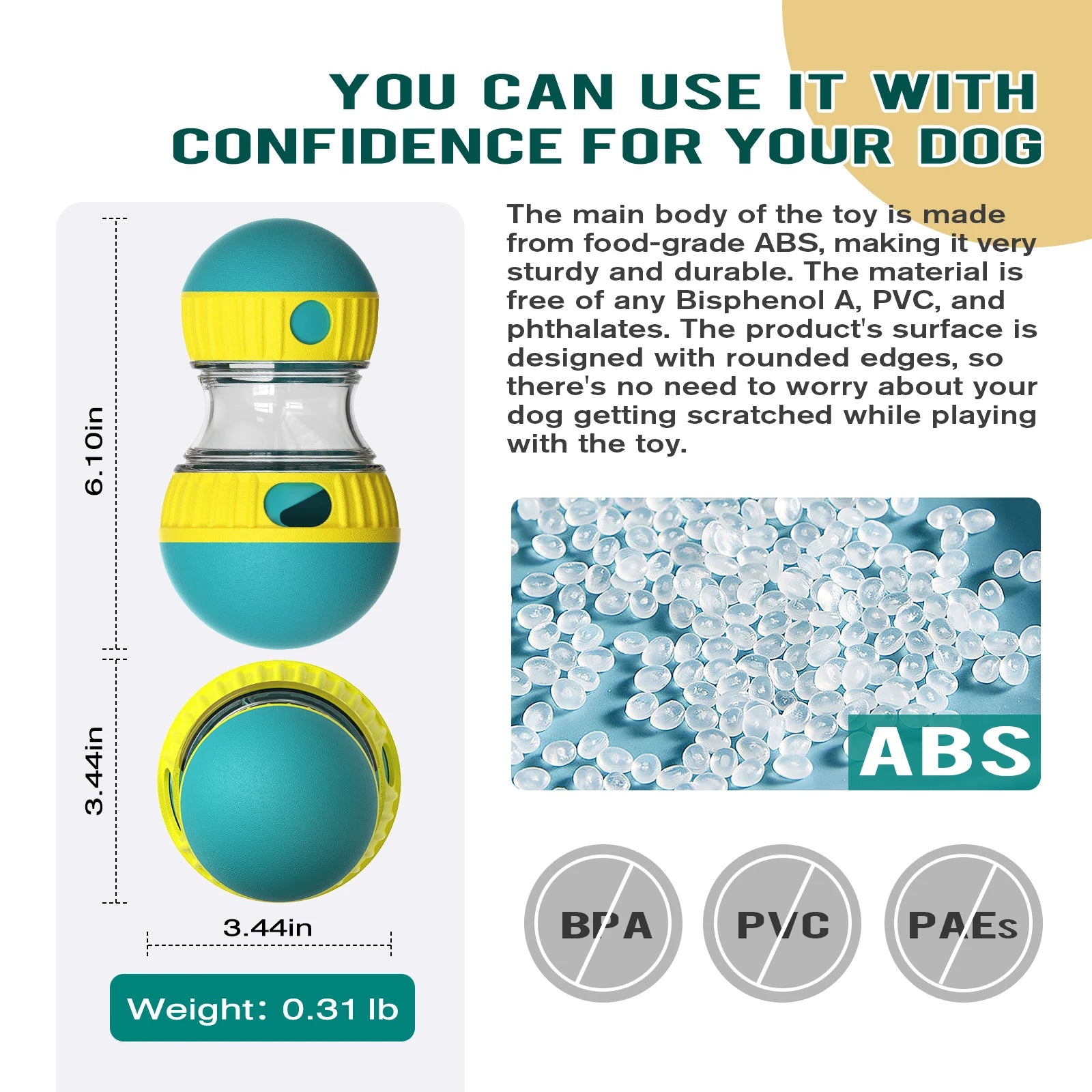 Pet Dog Treat Dispenser For Small Medium Large Dogs Interactive Indoor Improve IQ Training Dog Toys Labrador Chihuahua Product