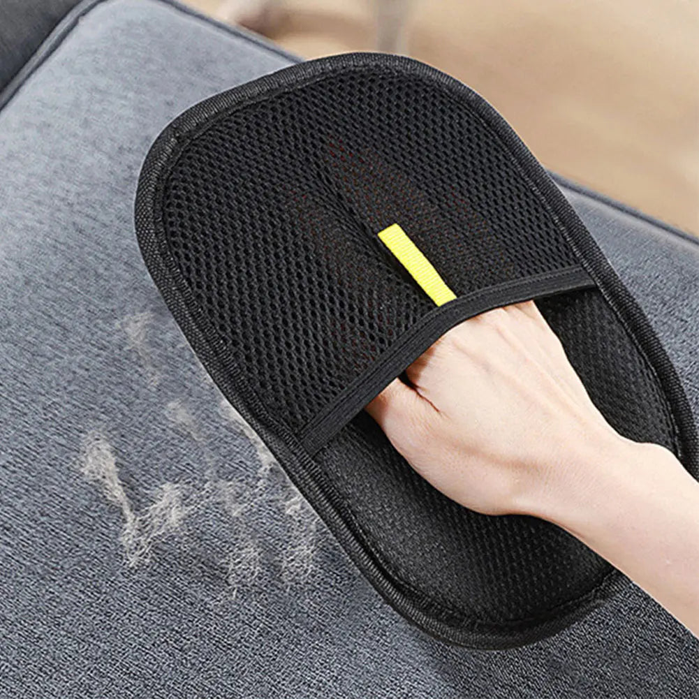 Pet Grooming Gloves Static Dedusting Brush Pet Hair Remover Brush Removing Dog Cat Hair From Sofa Carpet Clothes Remover Gloves