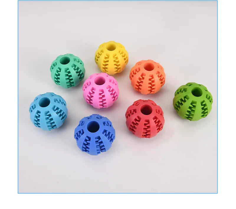 1 Set Pet Dog Toy Self-Entertainment Boredom Relief Molar Teeth Leak Food Ball Bite-Resistant Puppy Hide Watermelon Outdoor Fun