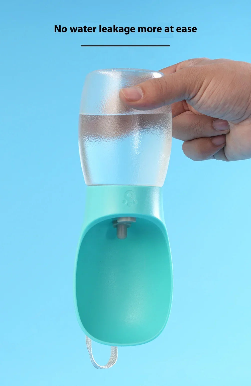 Portable Dog Cat Water Bottle Outdoor Leak Proof Travel Water Dispenser Lightweight Pets Drinking Supply for Hiking Walking