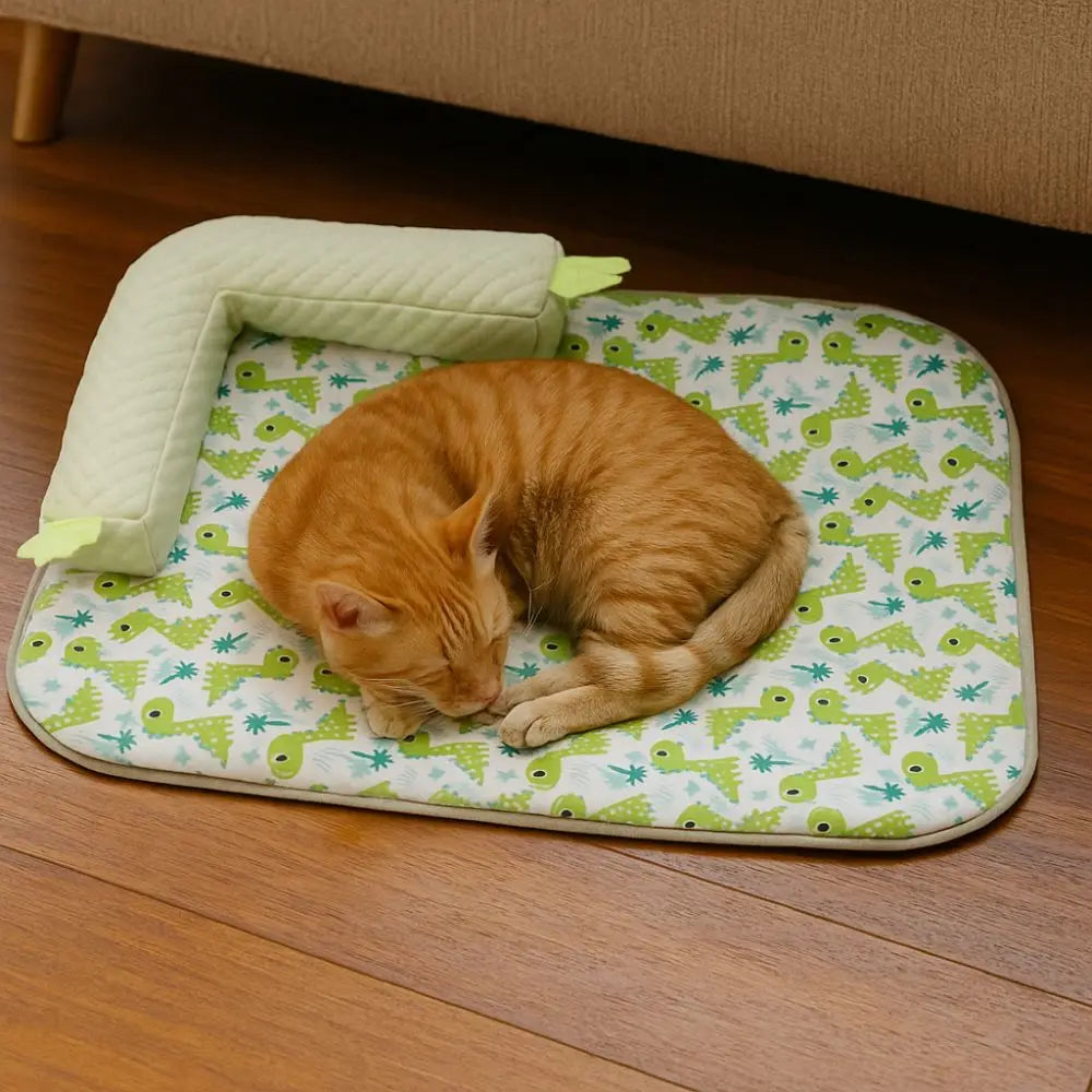 Pet Bed Mats Breathable Pet Cool Litter Washable Soft Dog Sleeping Mat Comfortable Cooling Kennel Mat for Puppy Cats