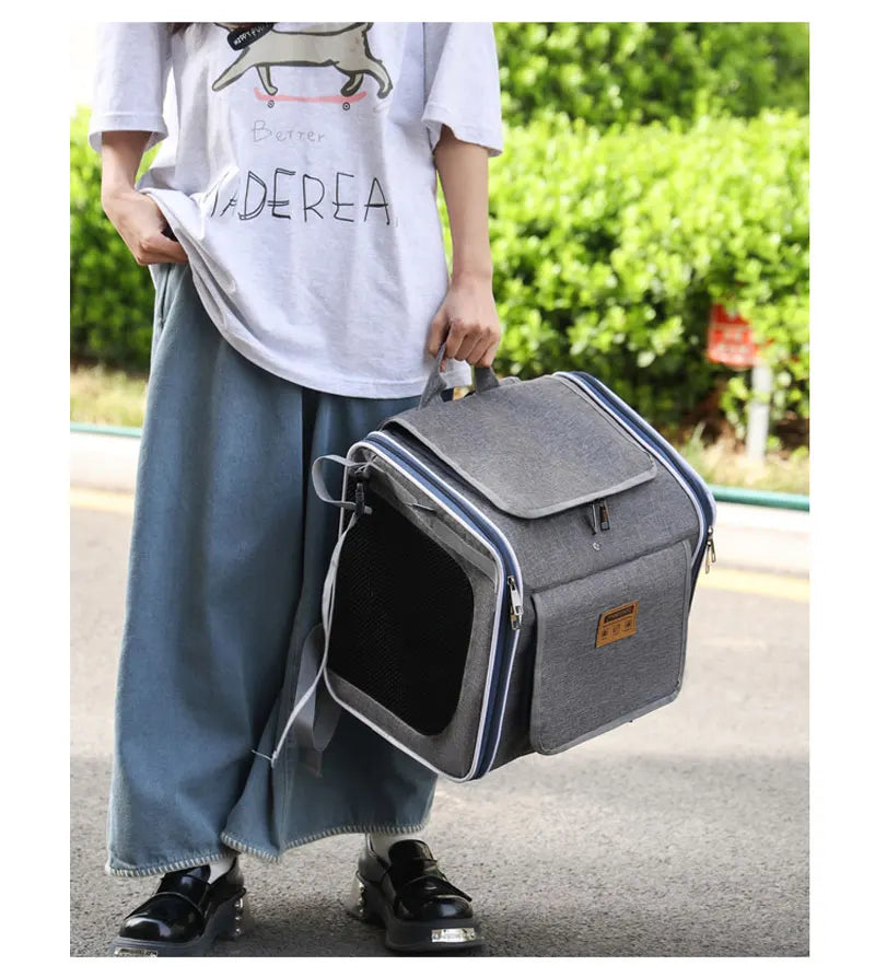 Bicycle Carrying Cat Bag Dog Bag Pet Bag Portable Backpack For Outdoor Use Suitable For Carrying Bicycles And Motorcycles