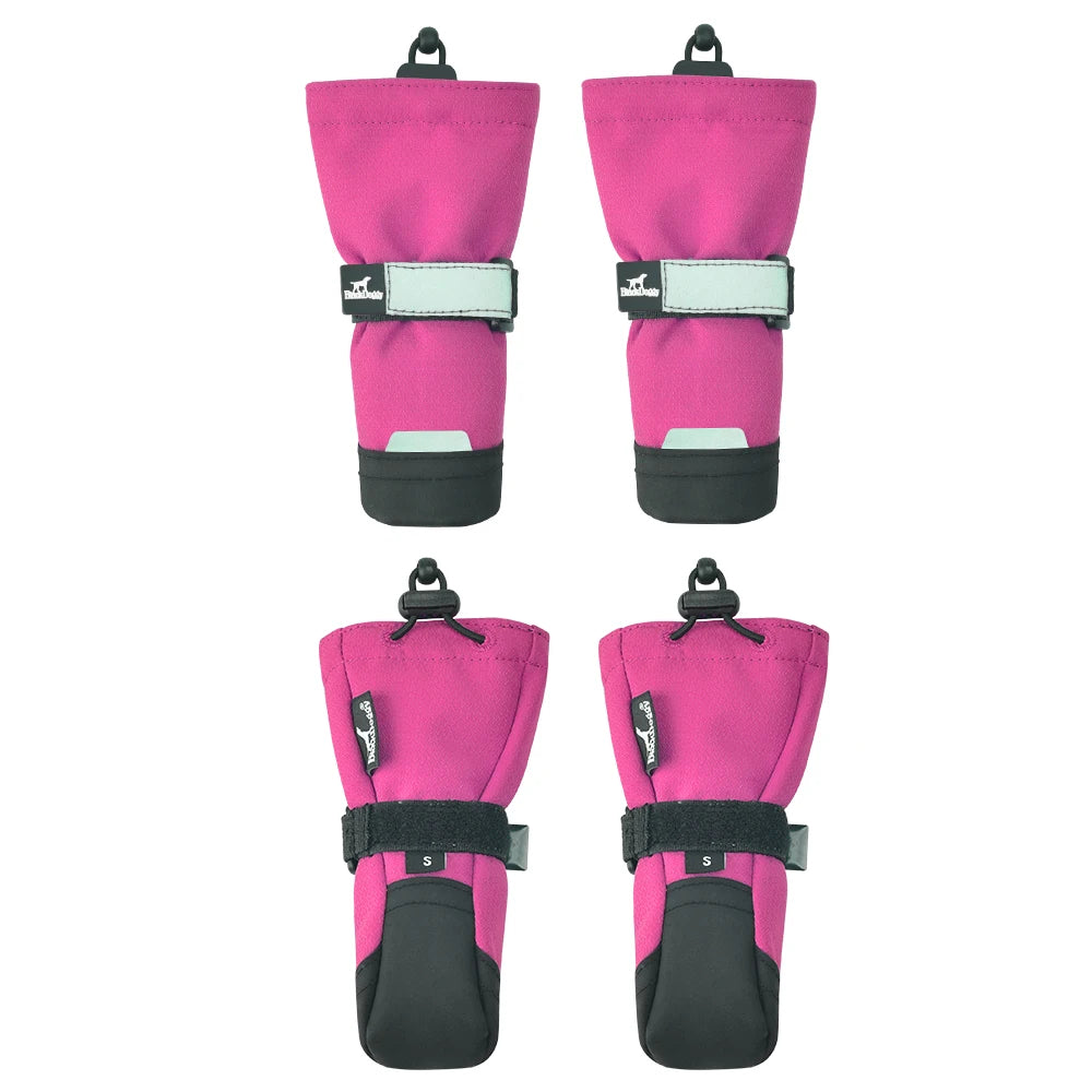 Pet Outdoor Shoe Cover Portable Anti-dirt and Non-slip Dog Shoes Foot Cover Velvet Wear-resistant Pet Products Supplies