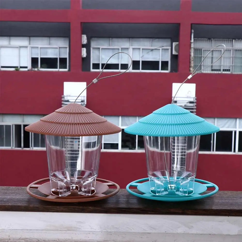 Gazebo Waterproof Outdoor For Pet Garden Feed Station Food Container Feeding Tool Bird Supplies Bird Feeder