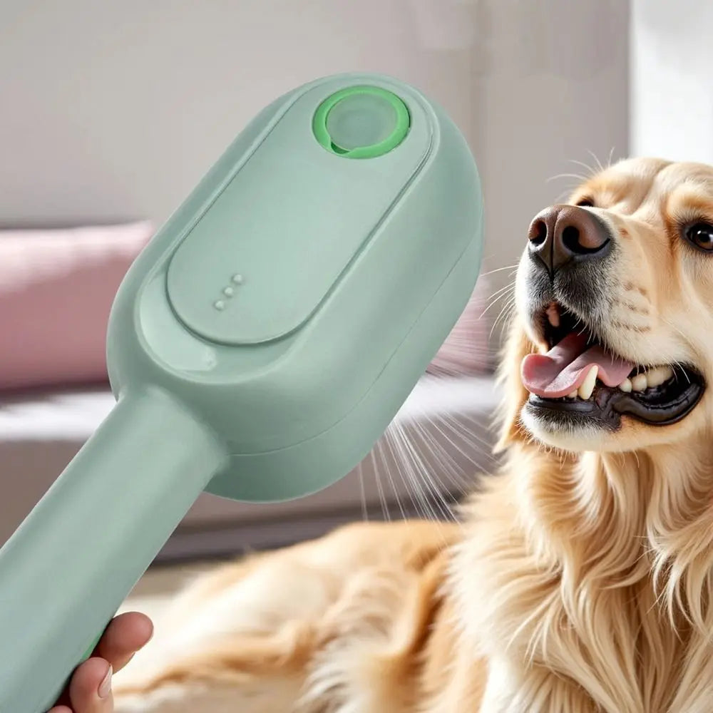 Pet Grooming Tool USB Charging Pet Spray Hair Comb Efficiently Portable Cat Spray Brush Professional Pet Massage Brush Grooming