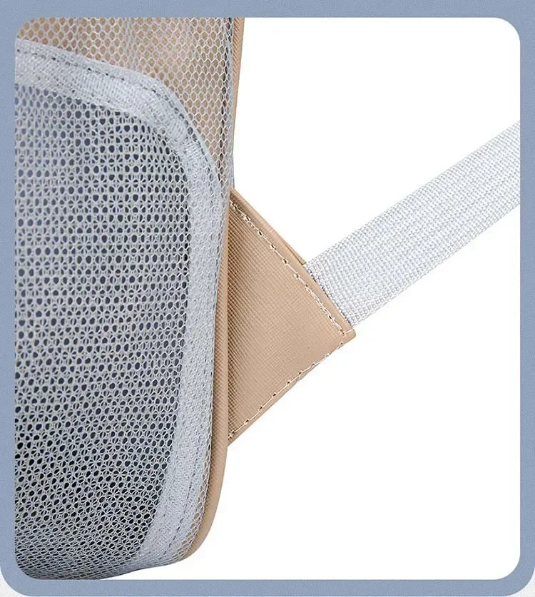 Pet Supplies Cat Carrier Bag PU Portable Travel Outdoor Backpack for Cat Small Dogs Transparent Breathable Carrying Shoulder Bag