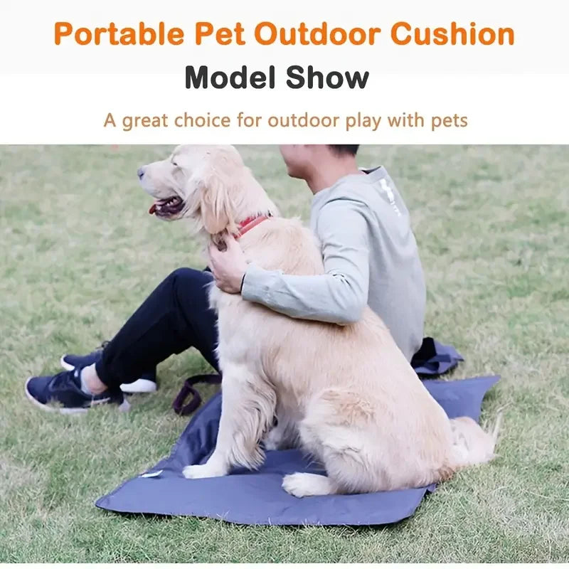 100x70cm Portable Pet Mat Foldable Travel Mat with Storage Bag Resistant Pad for Dogs Cats Outdoor Indoor All Season Use