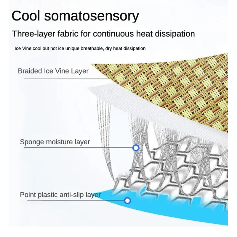 Pet Beds Sleeping Mat Dog Beds Rattan Woven Cat Mat Bed Summer Pet Cooling Mat for Small Dog Cats Puppy Beds Cushion Chihuahua