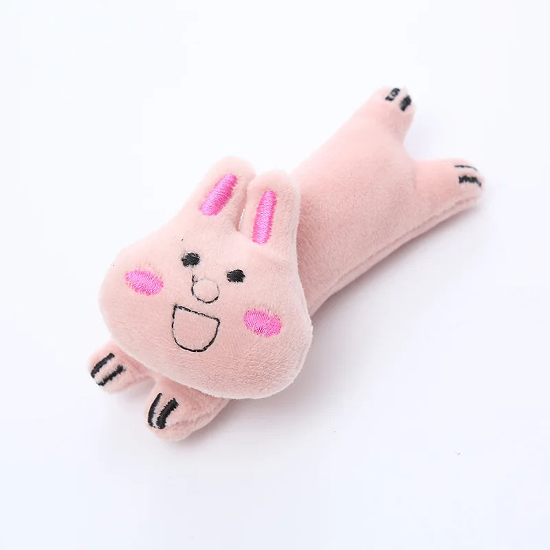 Cute Pet Dog Toys Chew Squeaker Animals Pet Toys Plush Puppy Honking Squirrel For Dogs Cat Chew Squeak Toy Dog Goods