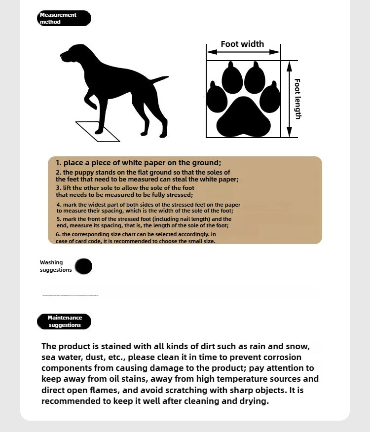 Pet Outdoor Shoe Cover Portable Anti-dirt and Non-slip Dog Shoes Foot Cover Velvet Wear-resistant Pet Products Supplies