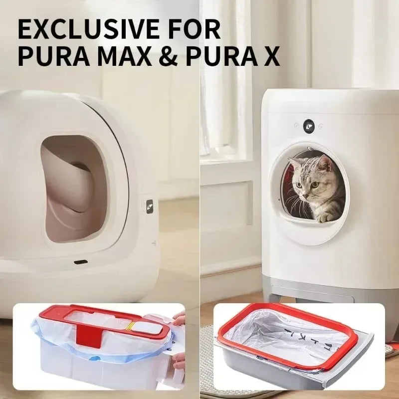 Pet Kit Litter Box Bag Cat Storage Litter Covered Household Waste Cleaning Sandboxes Big Cat Toilet Articles Products for Cats