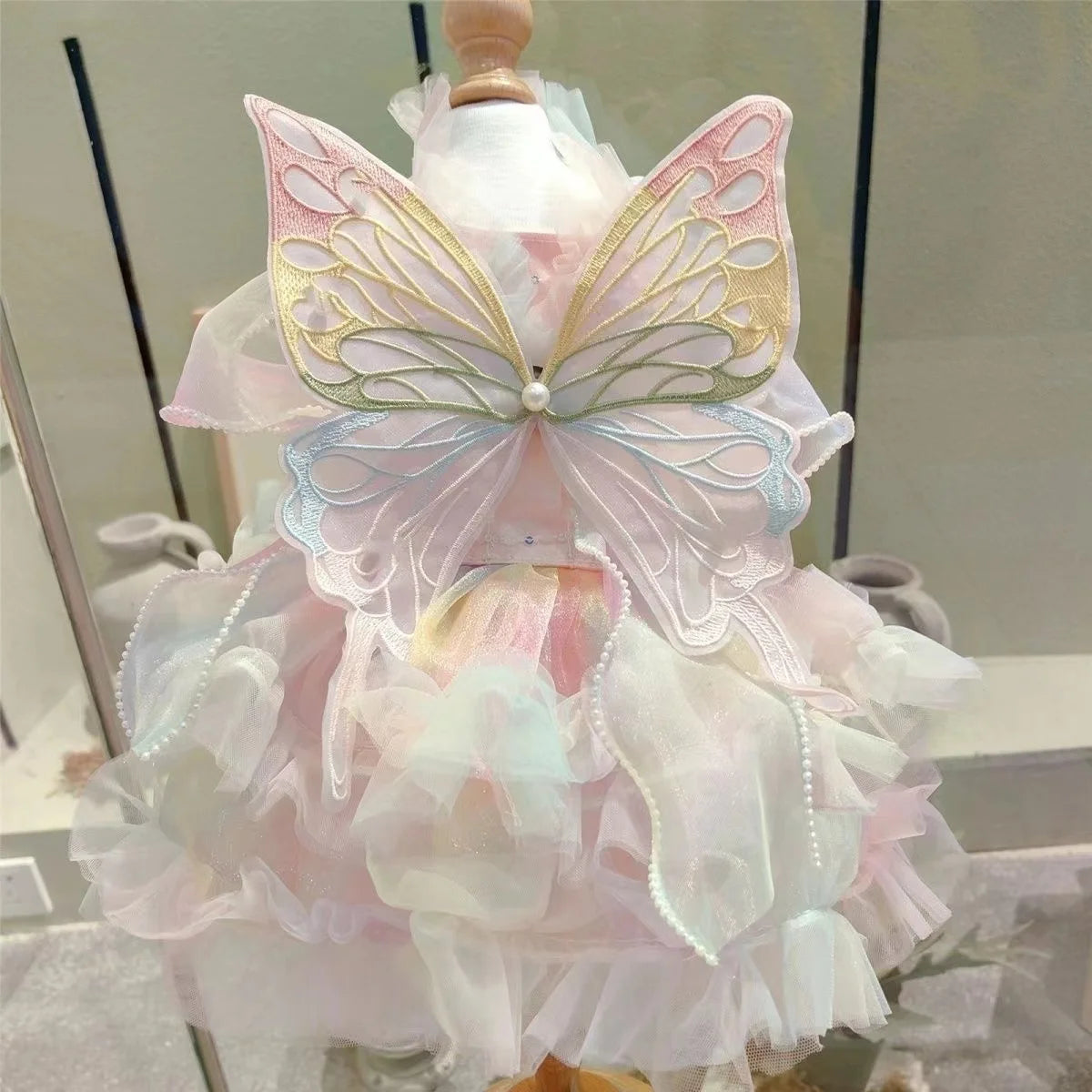 Summer Pet Princess Clothes Pet Dog Dress For Dogs Skirt Dog Wedding York chihuahua poodle For Dogs Skirts Cat Dresses