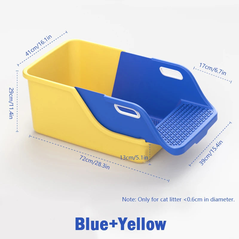 Cat Supplies Toilet Cat Litter Box Semi-closed Extra Large Size To Prevent Splashing Outside Automatic Litter Box