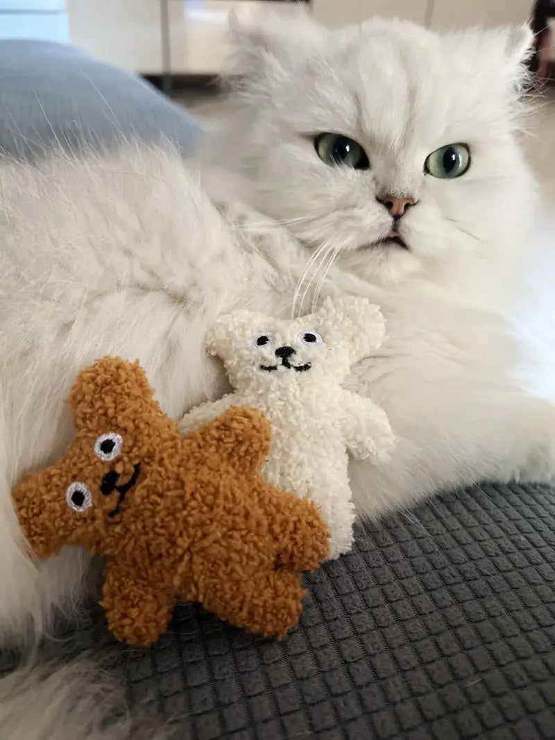 Pet Cat Mint Doll Plush Dog Toy Teddy Toy Pomerian Dog Accessories Dog Toys for Small Dogs Puppy Toys