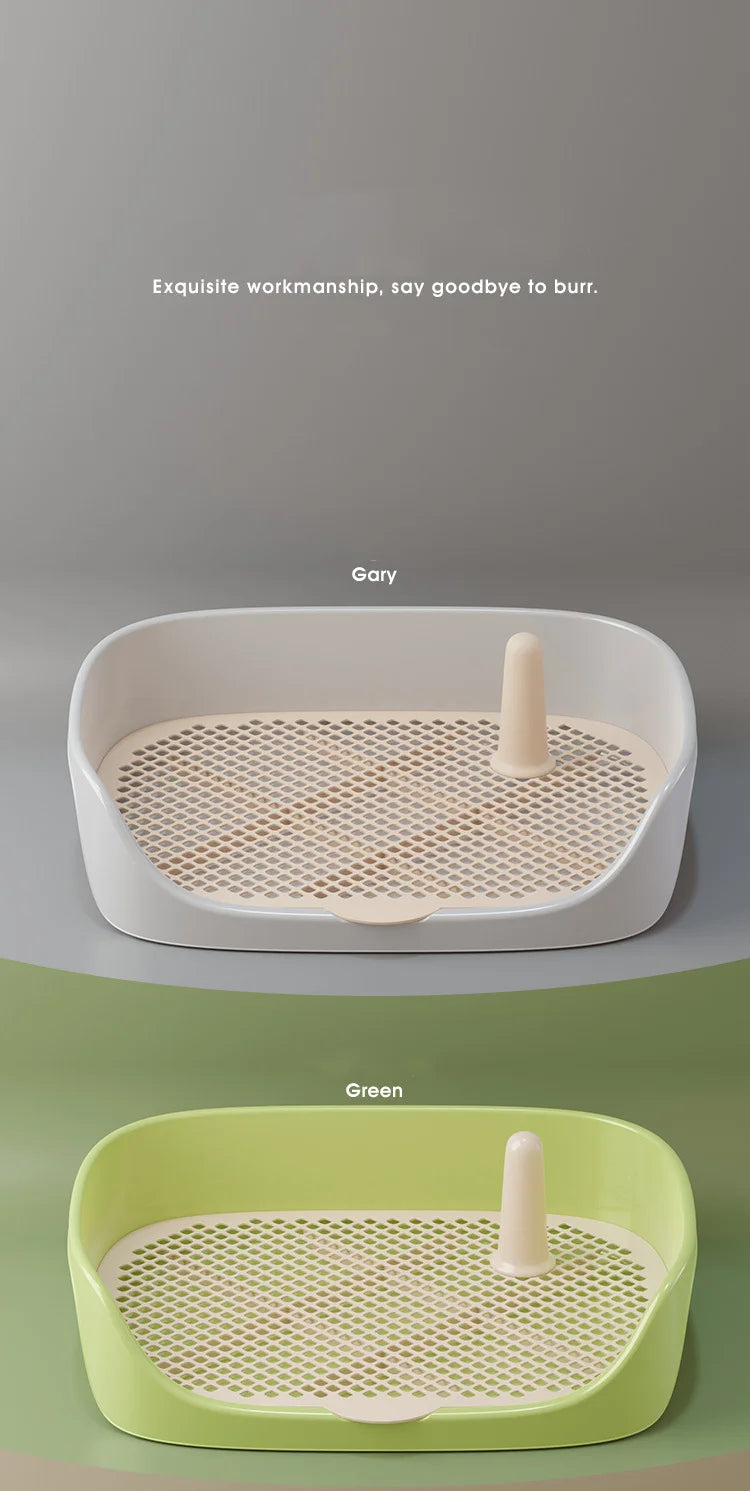 Pet toilet, dog litter box, cat litter box, semi enclosed pet toilet, large pet supplies with flushing function