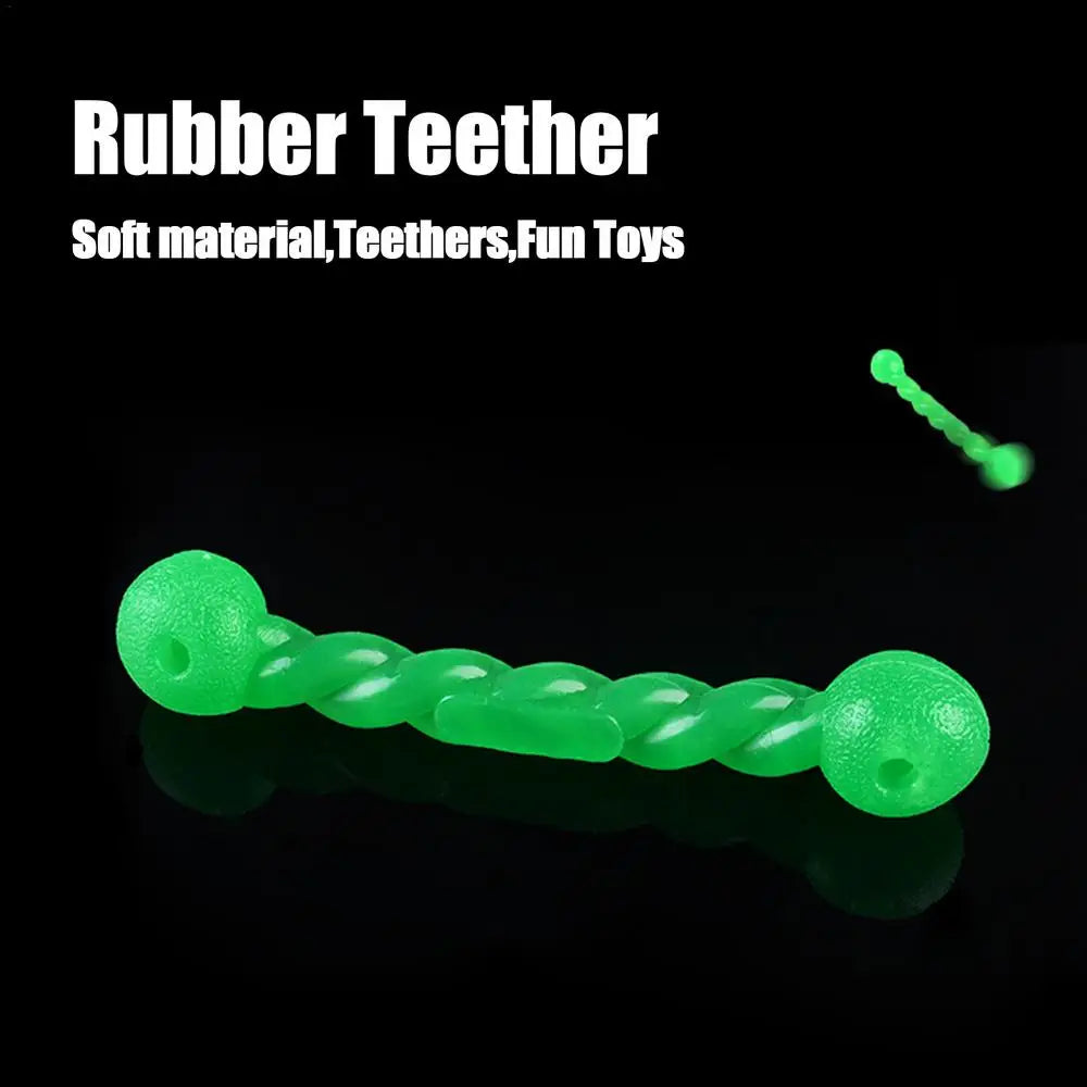 Puppy Teething Stick Soft Chew Toys Bite Resistant Dog Toys Dog Teething Toys Stress Relief Interactive Fun Mental Enrichment