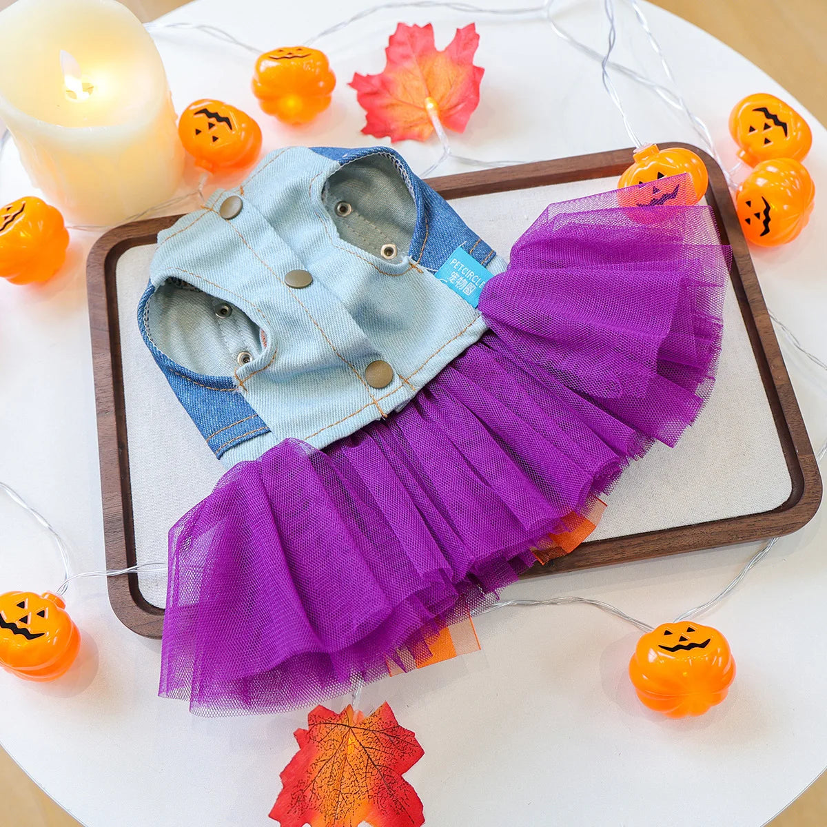 Halloween Pet Clothes Funny Dress Up Princess Dress Dog Cat Clothes Casual Clothing Ancient Quirky Pumpkin Skirts Autumn Winter