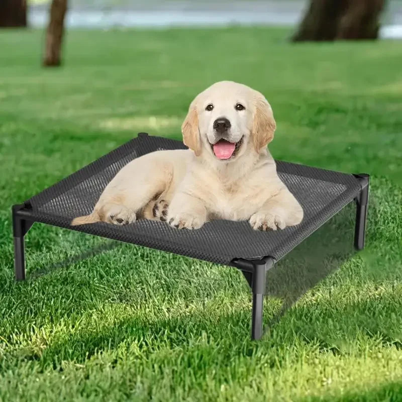 Pet Camping Bed Elevated Bed for Dogs Folding Puppy Camping Bed Cat House Portable Removable Washable Puppy Beds Dog Hammock
