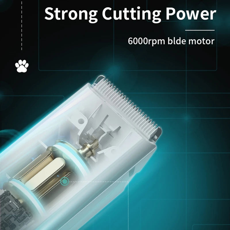 Pet Grooming  Kittens And Puppies Mute Electric Push Clippers Electric Waterproof Professional Shaving