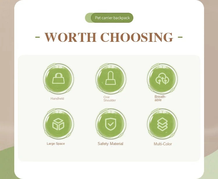 Pet Carrier Backpack Portable Fo Cats & Dogs Bicycle Carrying Cat Bag Dog Bag suitable For Carrying Bicycles And Motorcycles