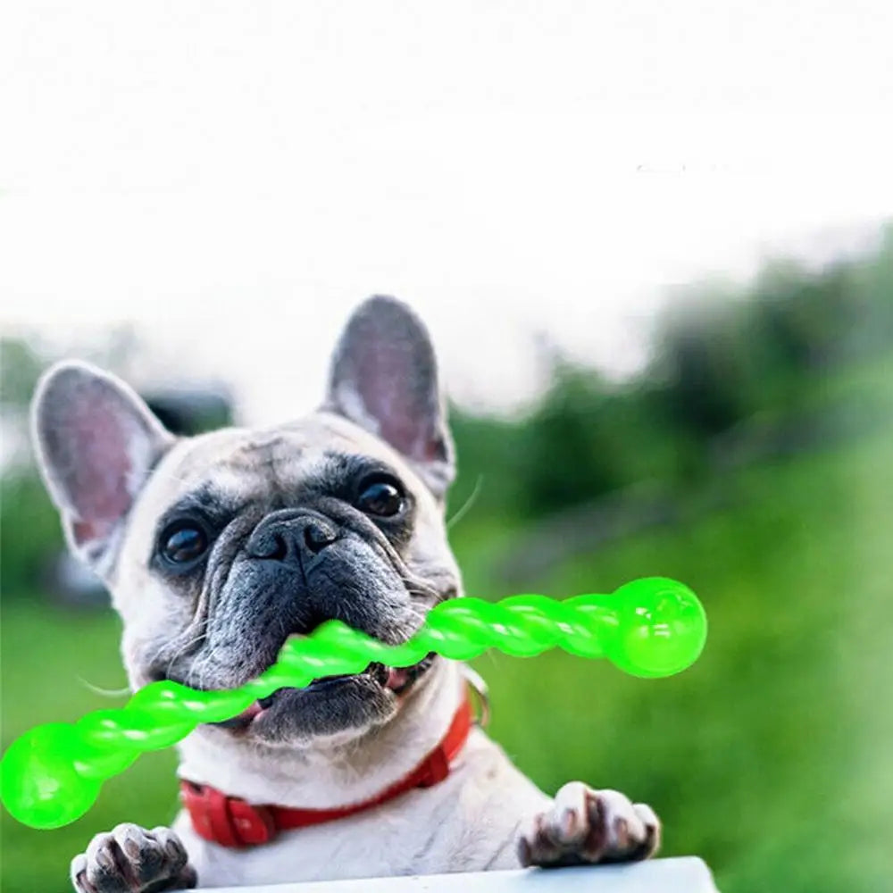 Puppy Teething Stick Soft Chew Toys Bite Resistant Dog Toys Dog Teething Toys Stress Relief Interactive Fun Mental Enrichment