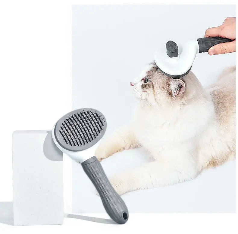 Go to Furless Pet Hair Brush for grooming dogs' hair and pet cats' fur. This is a special tool for cleaning long-haired pets.