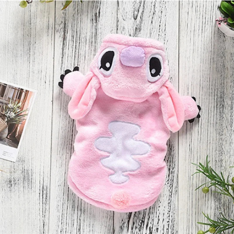 Pet Dog Transformation Dress Winter Flannel Pet Costume Cute Two-legged Dog Clothes Pet Designerdog Clothes Puppy Clothes
