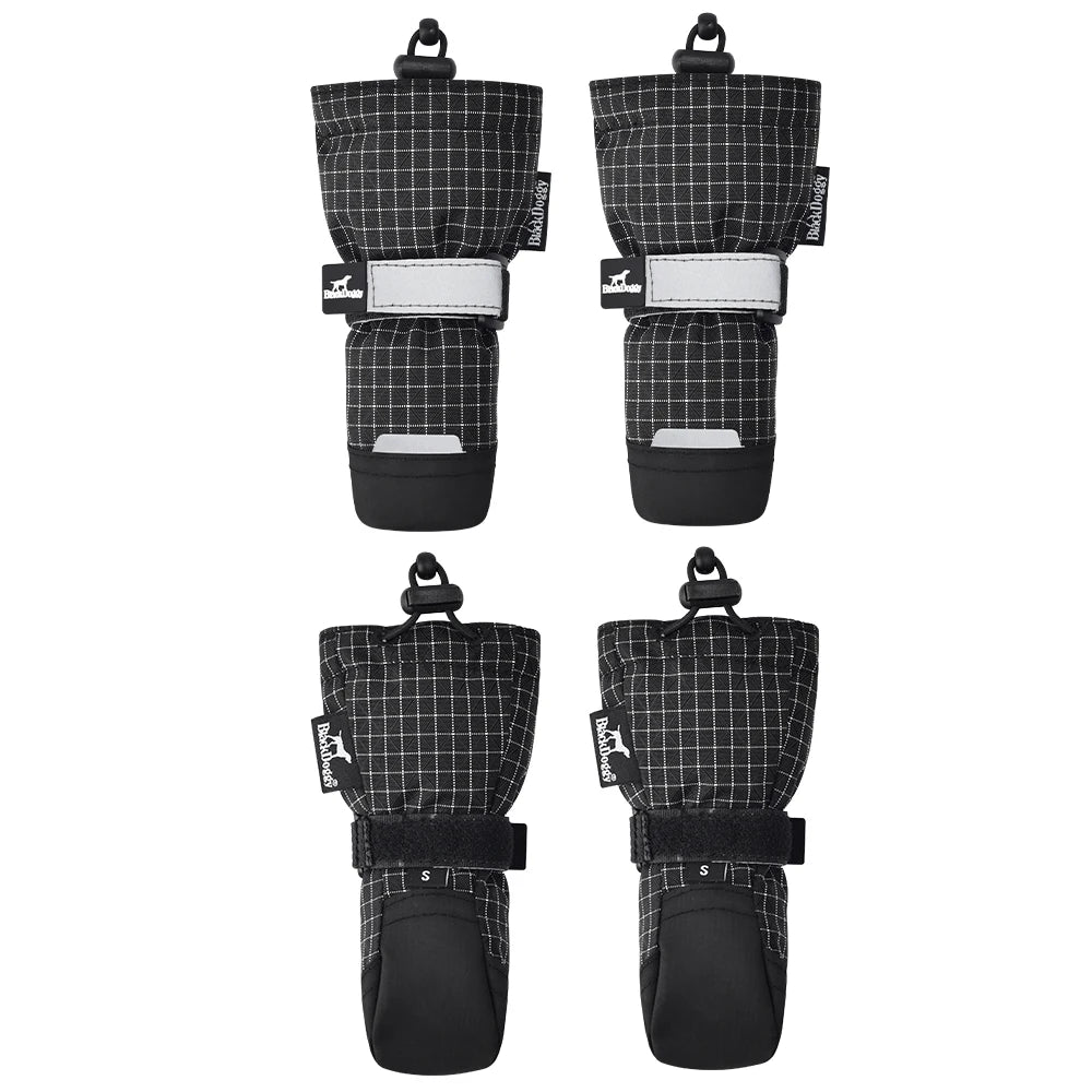 Pet Outdoor Shoe Cover Portable Anti-dirt and Non-slip Dog Shoes Foot Cover Velvet Wear-resistant Pet Products Supplies