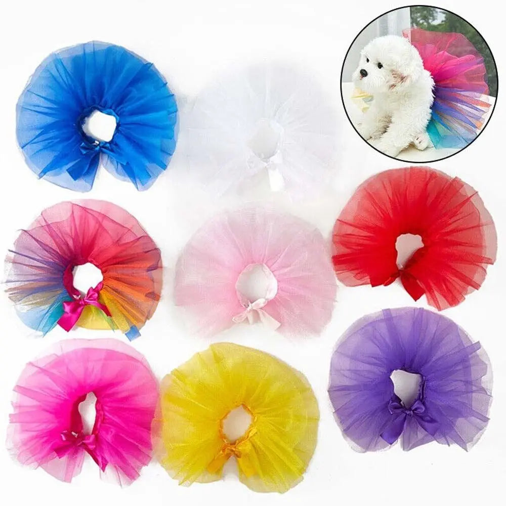 Fashion Tutu Dress Apparel For Small Medium Dog Teddy Schnauzer Pet Costume Pet Supplies Dog Dress Dog Skirts Puppy Clothes