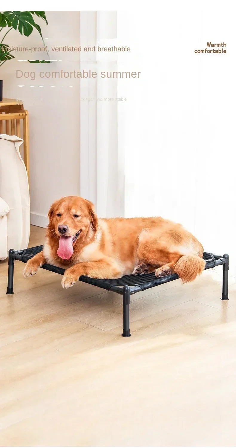 Pet Camping Bed Elevated Bed for Dogs Folding Puppy Camping Bed Cat House Portable Removable Washable Puppy Beds Dog Hammock