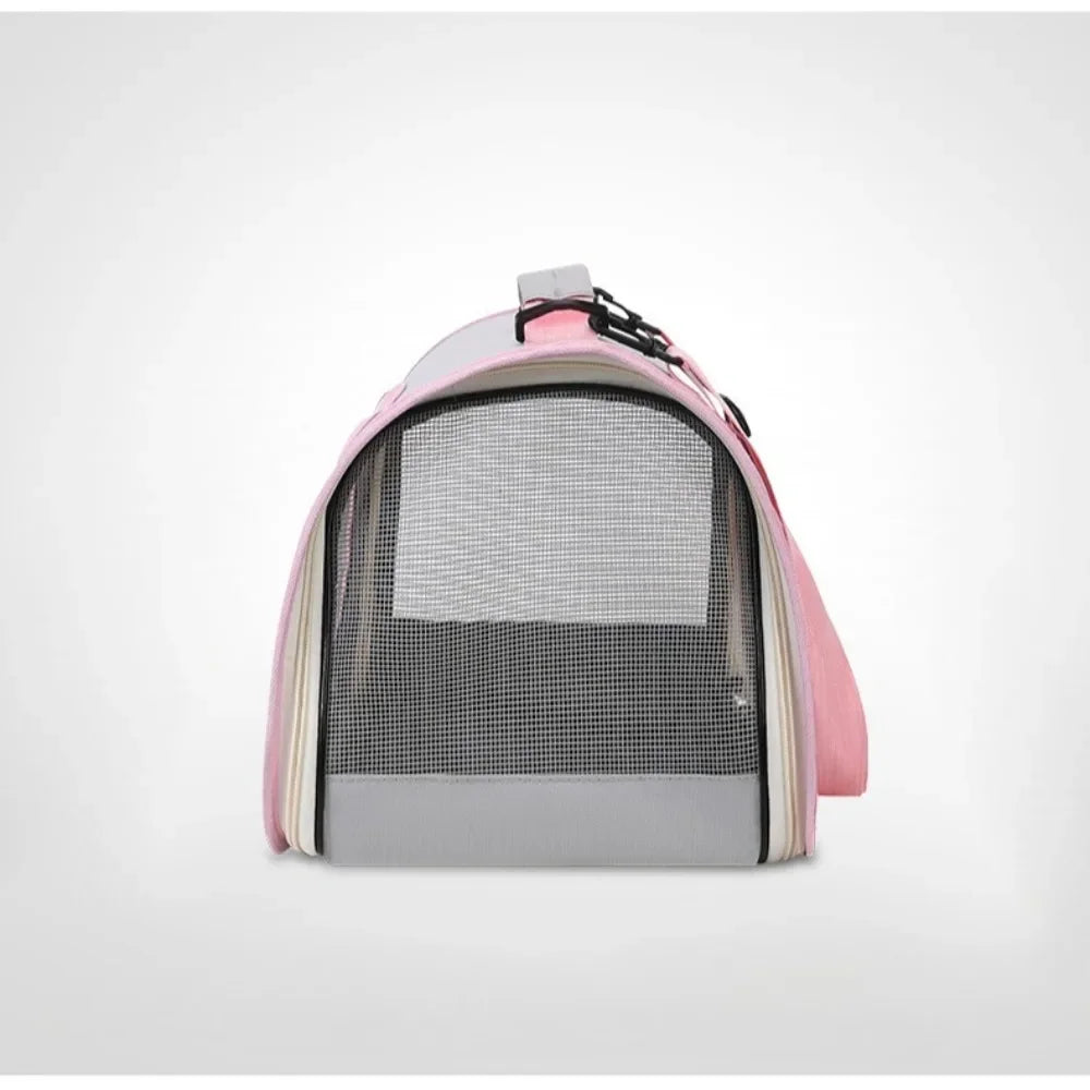 Portable Pet Cat Bag Carrier Foldable Cat Bag Breathable Shoulder Bag For Small Dogs Cats Pet Cat Dog Outing Bag Carrying Bag