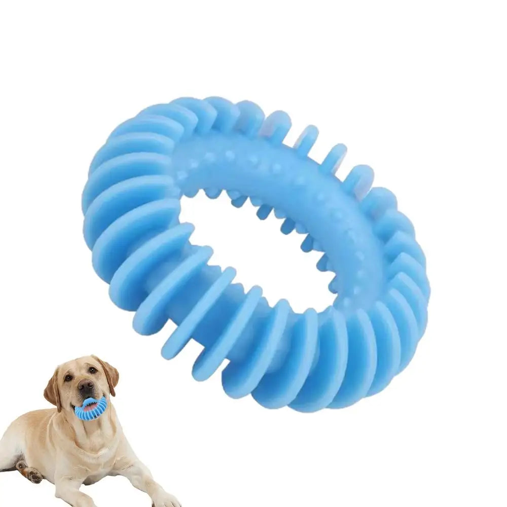 Teething Dog Toys For Puppies Interactive Rubber Dog Teething Toy Teething Rings Boredom And Stimulating Puzzle Toy Interactive