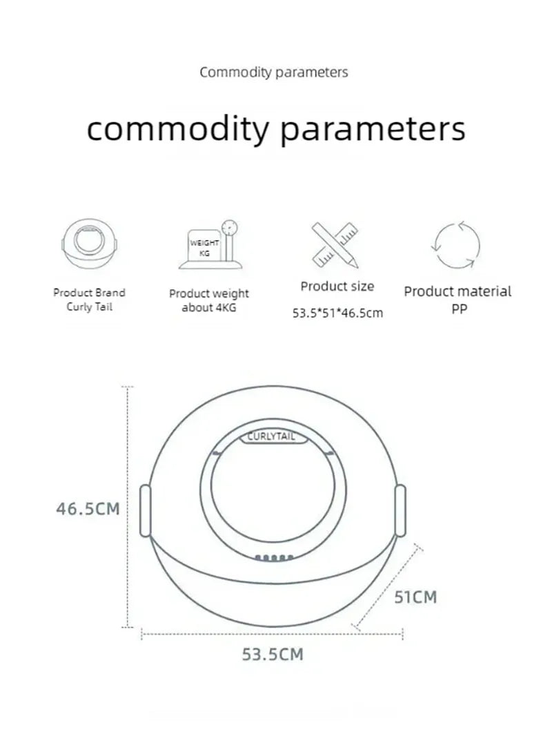 Cat litter box, super large size, fully enclosed cat toilet, deodorizing and splash proof cat feces box, deodorizing cat litter