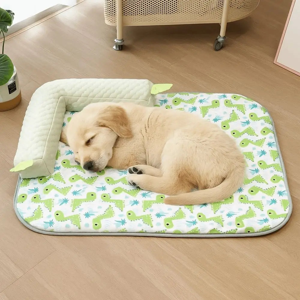 Pet Bed Mats Breathable Pet Cool Litter Washable Soft Dog Sleeping Mat Comfortable Cooling Kennel Mat for Puppy Cats