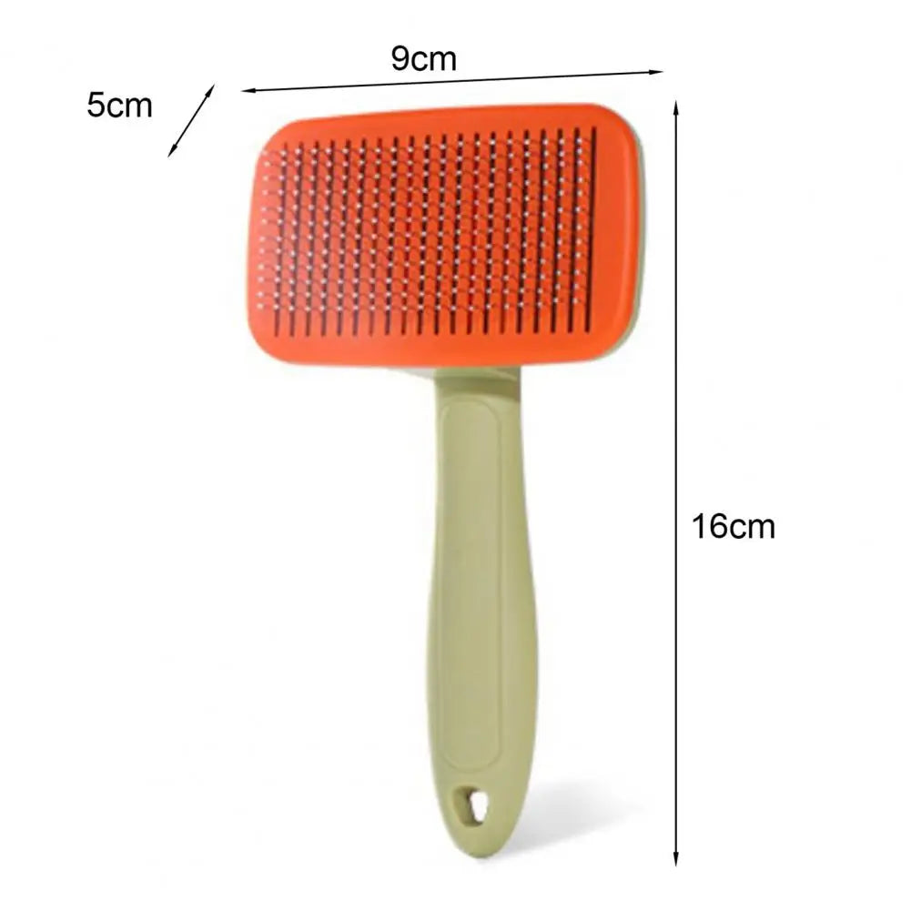 Pet Brush for Dogs Skin-friendly Pet Grooming Brushes for Shedding Cats Dogs Self-cleaning Comb Massage Tool for Puppy
