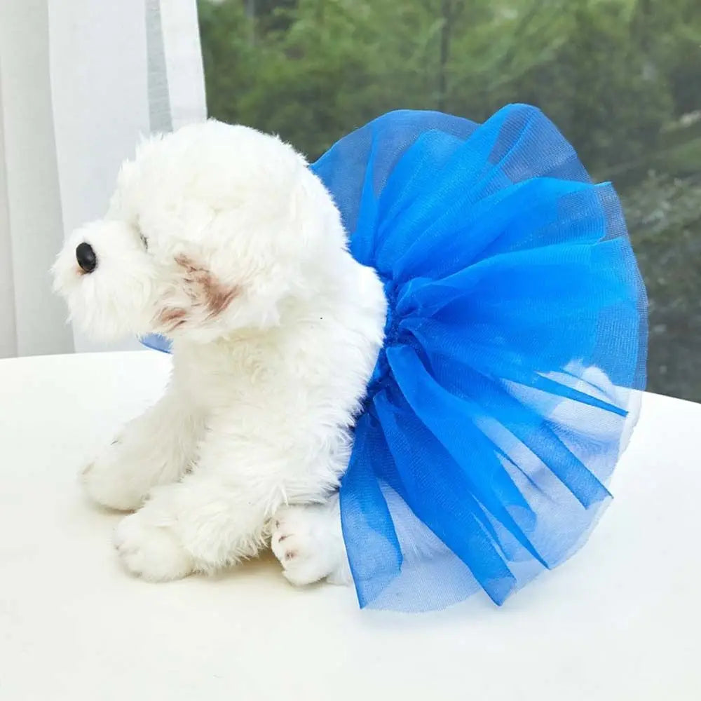Fashion Tutu Dress Apparel For Small Medium Dog Teddy Schnauzer Pet Costume Pet Supplies Dog Dress Dog Skirts Puppy Clothes