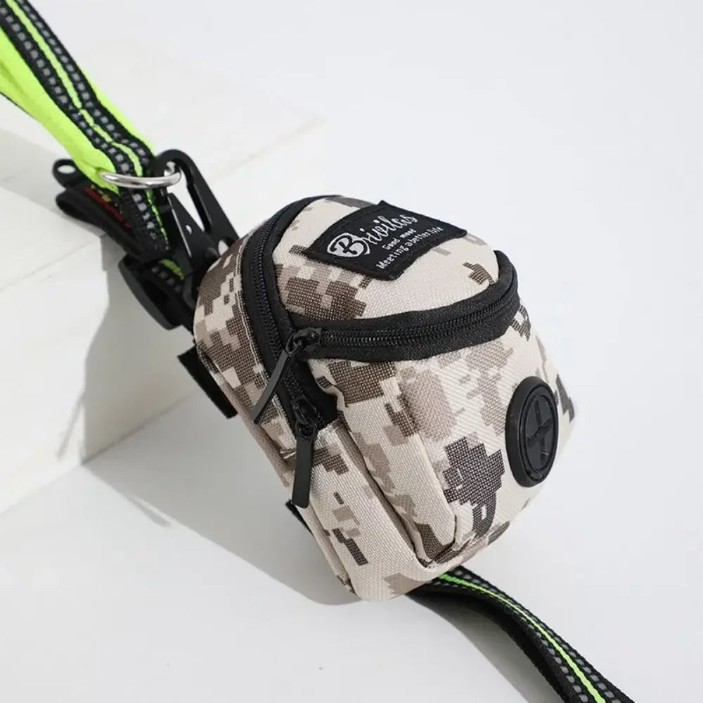 Portable Training Treat  Outdoor Pet Dog Treat Pouch Puppy Snack Reward Waist Bag Poop Bag Dog Carriers Bags