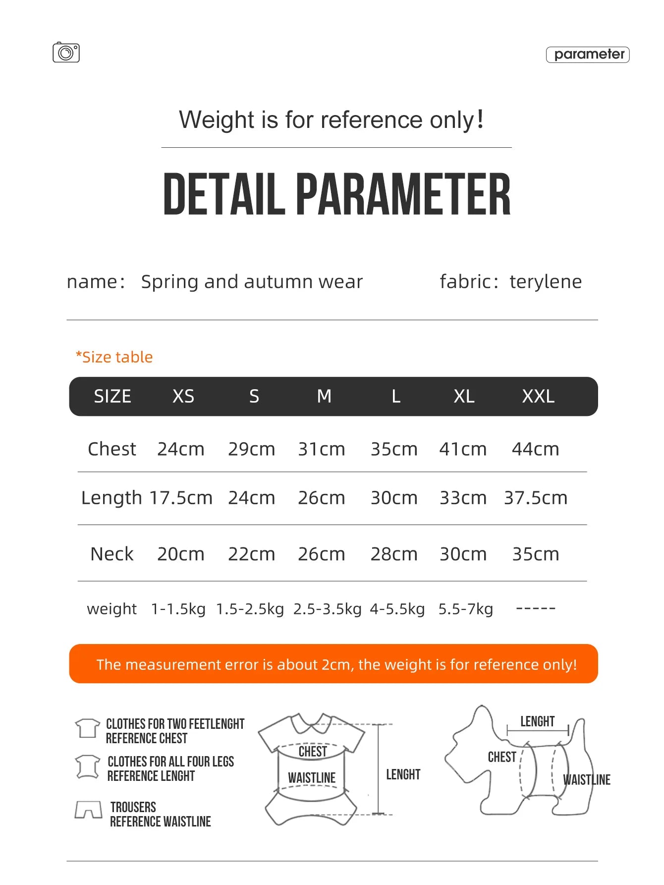 Pet clothing for spring & autumn, teddy bear, Schnauzer, Yorkshire, puppy clothing, dog princess dress, suitable for fashionable