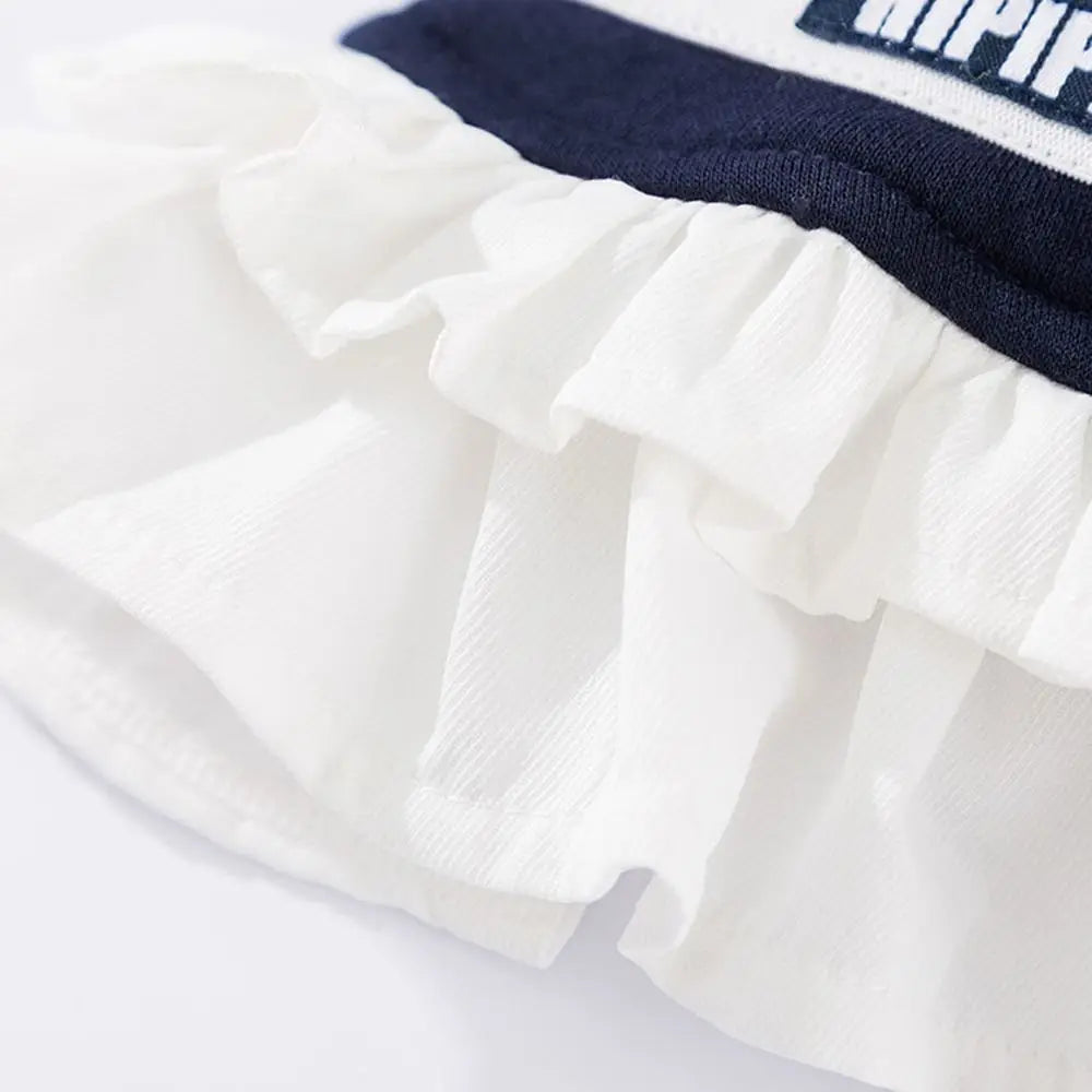 Pet Supplies Soft Cat Bowknot Dress Cute Preppy Style Pet Princess Skirts Breathable Shirt Collar Dog Shirt Dress Pet Party