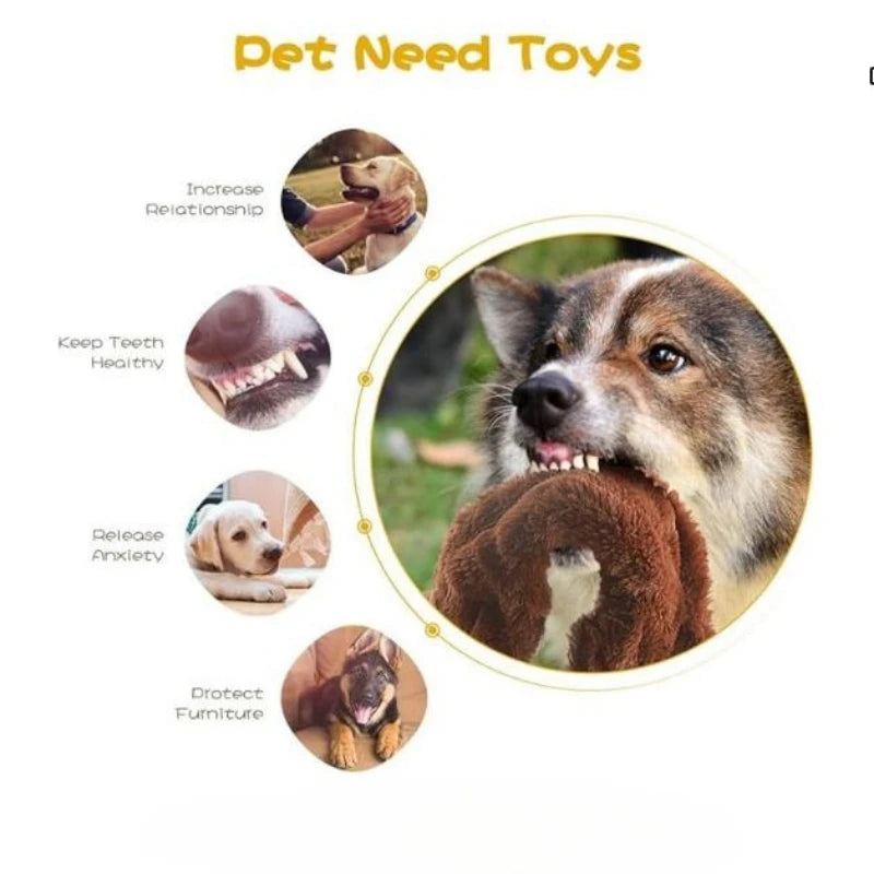 Dog Chew Toys for Small Medium Large Breed Puppies Durable Interactive Teething Chew Toys Best Birthday Gift for Pets